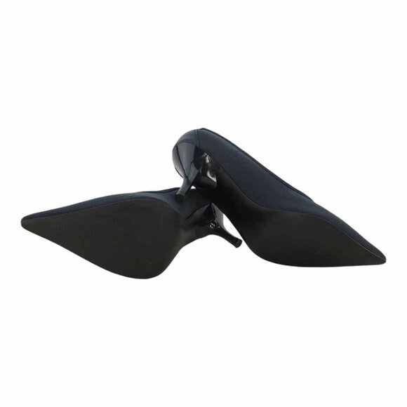 Tahari Dottie Stretch Pump Women's Sz 5.5M - Navy Blue - Picture 10 of 11